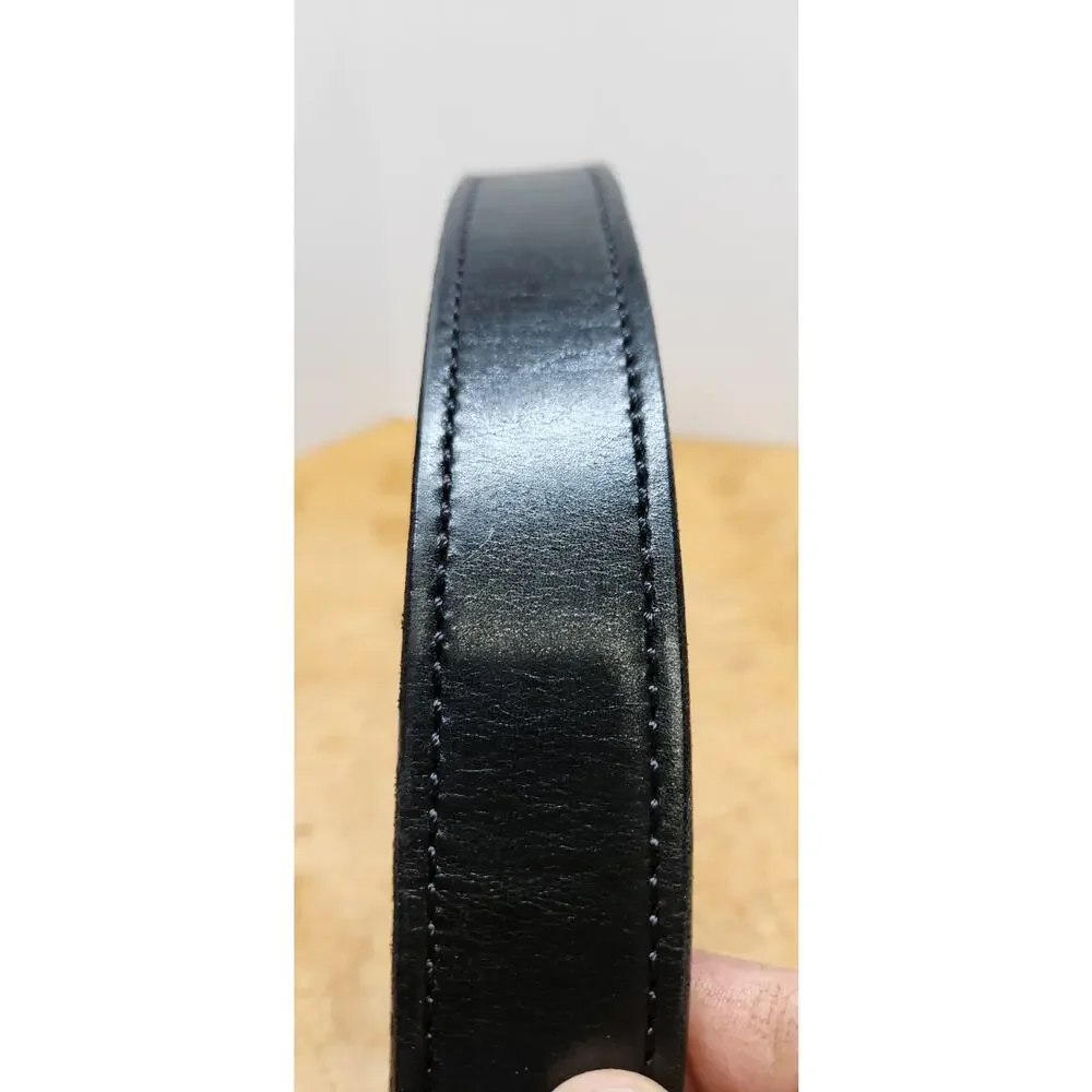 Jason Winnie Maker‎ Mens Leather Belt Black 36